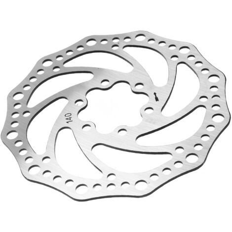 Disque de frein vélo 140mm acier perforé, rotor frein à disque pour VTT et vélo de route (1/5)