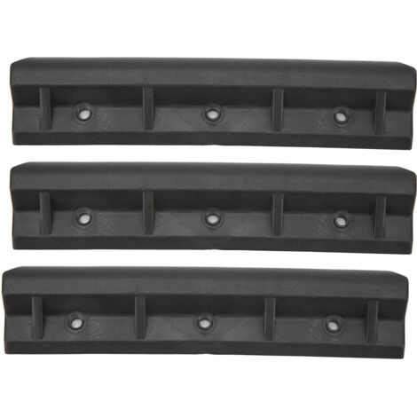 3 Crochets de Fixation pour Bateau Pneumatique - Support Universel pour Zodiac, Kayak et Embarcation, Noir (1/5)