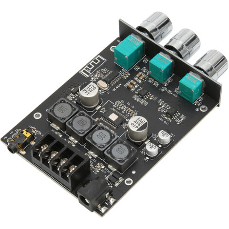 Amplificateur Stéréo Bluetooth Puissant avec Réglage des Graves et Aigus pour Haut-Parleurs (1/5)