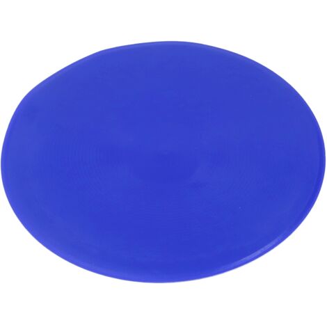 10 disques d'entraînement sportif en plastique, marqueurs de terrain pour football et tennis, lot de 10, couleurs vives, bleu (1/5)