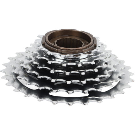 Pignon Vélo 14‑28T 6 Vitesses Acier Haute Résistance Compatible Volant de Vélo (1/5)