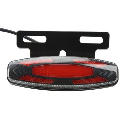 Phare LED Vélo Électrique Arrière avec Feu Stop et Clignotant, Sécurité Cyclisme Nuit (1/5)