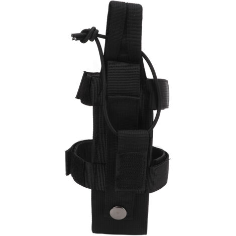 Porte-gourde ajustable pour randonnée, étui ceinture noir pour bouteille d'eau de sport