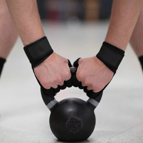 1 Paire de Gants de Musculation avec Paume en Silicone et Poignets Renforcés pour Fitness et Cyclisme (1/5)