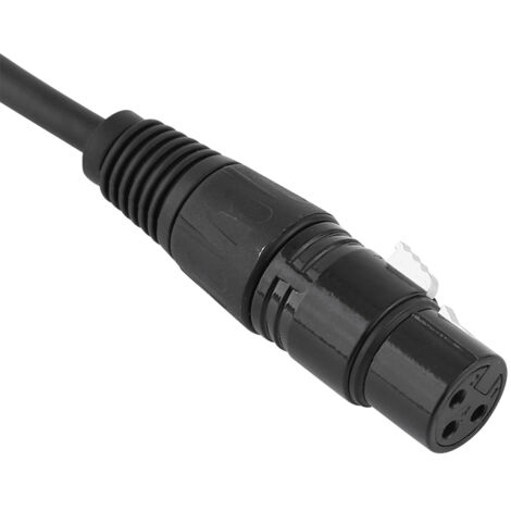 Câble de Prolongement Audio XLR 3 Broches 1M Mâle-Femelle Blindé pour Microphone (1/3)