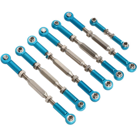 Jeu de Biellettes de Direction en Alliage d'Aluminium Bleu pour Traxxas SLASH 1/10 - Amélioration de Précision (1/5)