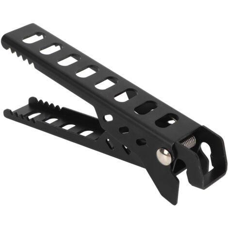 Pince de Sûreté pour Casseroles et Poêles, Support de Cuisine Anti-Chaleur, Accessoire de Cuisine Noir (1/5)