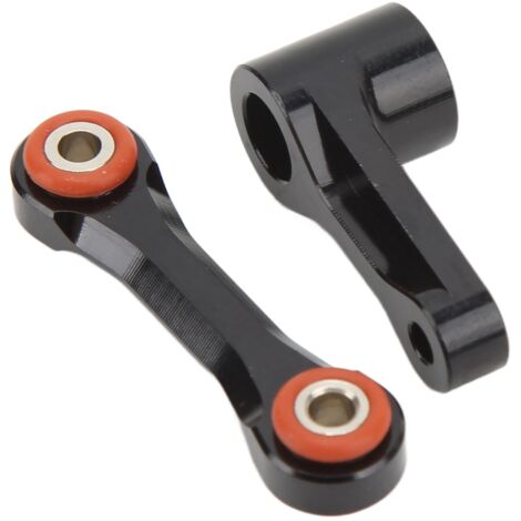 Tige de direction en alliage d'aluminium pour servo 25T, compatible modèles RC ARRMA 1/7 et 1/8, couleur noire. (1/5)