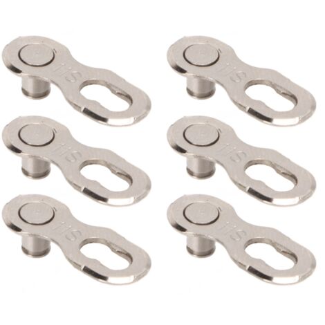 10 Maillons de Chaîne Argent Rapide Compatible VTT et Vélo Route, Connexion Rapide 11 Vitesses - Lot de 10 Pièces (1/5)