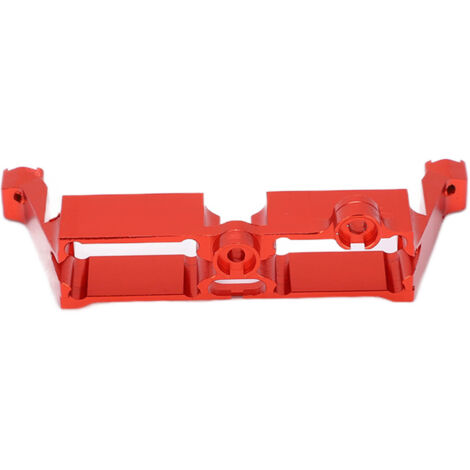 Support en Alliage d'Aluminium pour Servo de Verrou de Différentiel Traxxas TRX4 1/10 - Rouge (1/5)