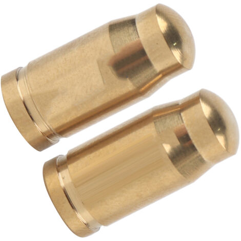 2 Pièces Bouchons de Valve en Titane TC4 pour VTT et Vélo de Route (Couleur Or) (1/5)