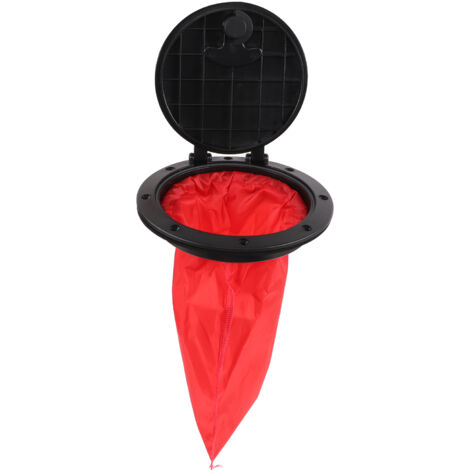 Trappe d'Inspection Marine Circulaire Détachable pour Pont de Bateau - Hatch Cover Noir Universel Kayak Canoë
