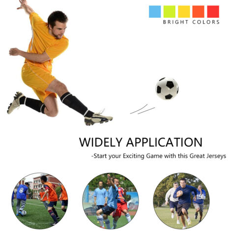 12 Maillots d'Entraînement Respirants pour Football Adulte, Dossards de Sport (1/2)