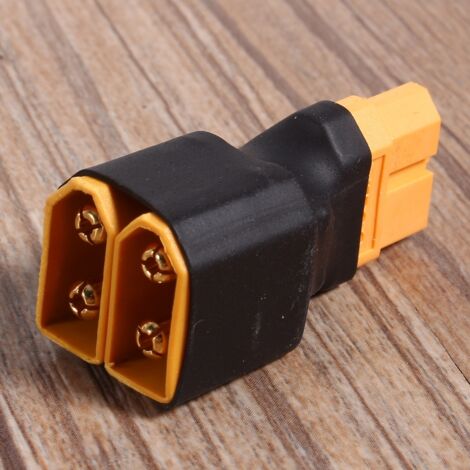 Adaptateur XT60 Parallèle pour Batteries LiPo - Câble de Jonction et Connecteur (1/5)