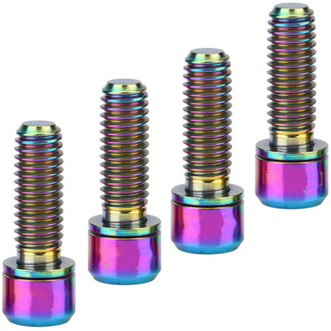 Vis de Fixation M6x18mm pour Disque de Frein Vélo avec Joint Étanche (Lot de 4) (1/5)