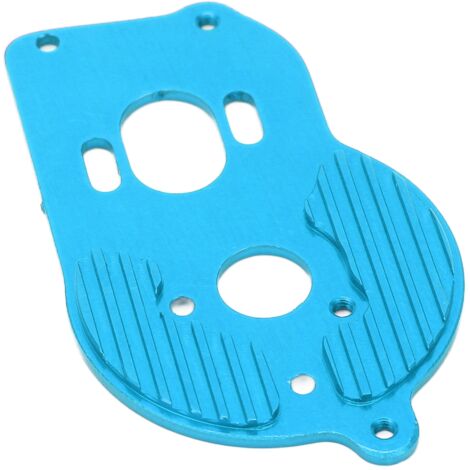 Support thermique en alliage d'aluminium pour LOSI Mini-T 2.0 2WD 1/18 - Bleu, fixation et refroidissement (1/5)