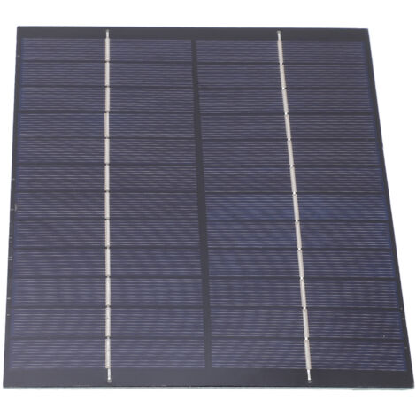Panneau solaire polycristallin 5.2W 12V portable pour projets DIY - Connecteur DC 5521 (1/5)