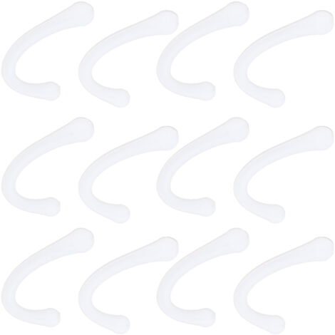 6 Paires de Cache-Oreilles en Silicone avec Serre-Tête et Protection Buccale, Équipement de Sécurité pour Activités Courantes - Blanc (1/5)
