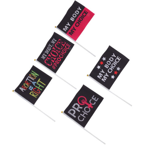 Drapeau Féministe 10 Pièces pour Extérieur - Décoration Jardin Droits des Femmes et Pro-Choice (1/5)