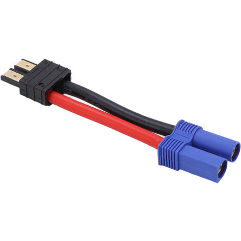 Câble de connexion RC Mâle à EC5 Femelle en silicone souple, sécurisé et résistant à la corrosion (1/5)