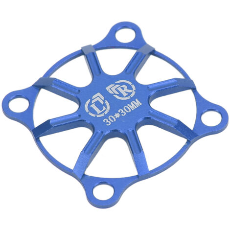 Housse de refroidissement en alliage d'aluminium pour moteur et ESC de voiture télécommandée, 30x30mm, bleu foncé (1/5)