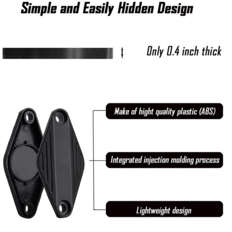Support GPS pour Vélo, Porte Anti-Perte Compatible AirTag, Accessoire Vélo Électronique (1/5)