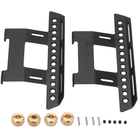 Pédales coulissantes en métal pour Axial SCX10II, accessoires RC noir pour 90046 90047 90075 (1/5)