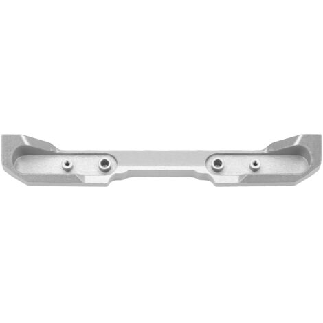Pare-chocs arrière aluminium pour Axial SCX24, pièce Ford Bronco 1/24, accessoire RC métallique argenté (1/5)