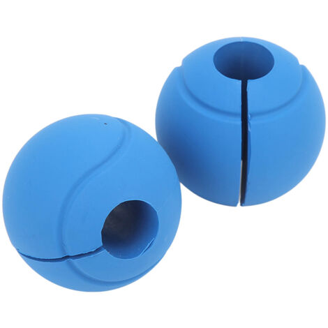 1 Paire de Poignées Ergonomiques en Silicode pour Barre de Traction, Confortable et Résistant pour l'Entraînement en Force et Développement Musculaire - Bleu (1/5)