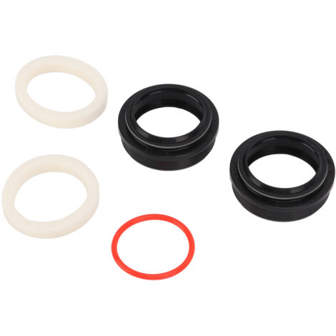 Kit d'étanchéité fourche suspension RISK 32mm avec joints basse friction, bagues mousse et anneaux. (1/5)