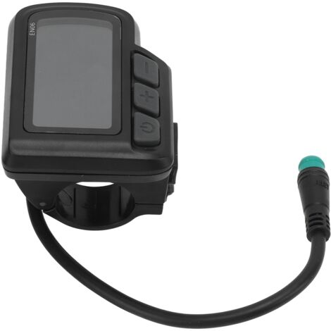 Compteur LCD EN06 pour Vélo Électrique avec Affichage Vitesse, Interface USB et Connecteur Étanche pour VTT et Scooter (1/5)