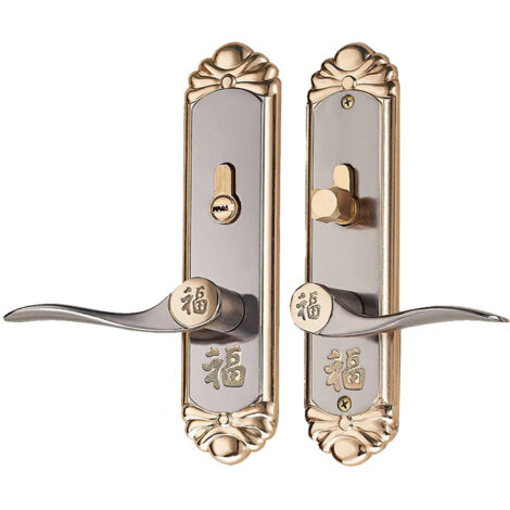Cylindre de Serrure Européen Haute Sécurité pour Porte Intérieure avec Double Clé (1/5)