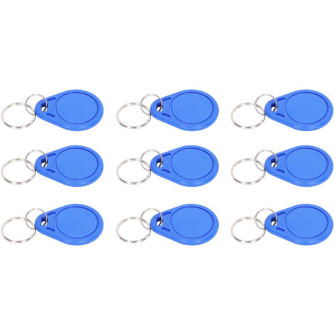 Étiquettes RFID 13.56 MHz, 100 unités pour systèmes de contrôle d'accès, badges pour portes, immeubles, transports en commun et porte-clés (1/5)