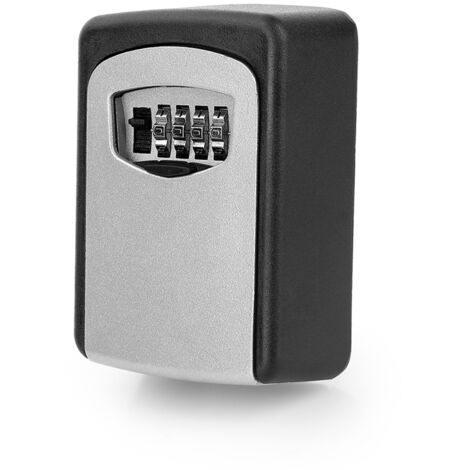 Coffret mural sécurisé extérieur à code 4 chiffres pour rangement de clés (1/2)