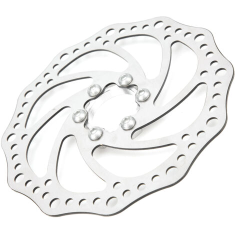 Disque de Frein Vélo 160mm en Acier Allié avec Adaptateur pour Roue Arrière Filetée (1/5)