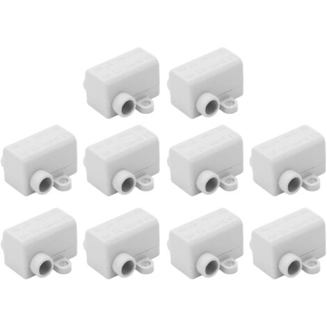 Connecteur de Câblage Rapide en Laiton 1 Entrée 3 Sorties, Borne pour Luminaire Plafonnier 60A 400V, Lot de 10 Pièces (1/5)