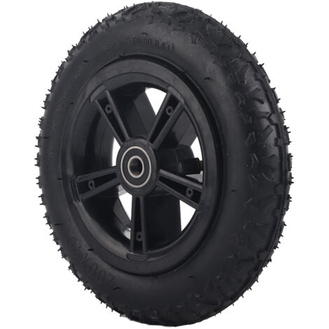 Pneu de scooter électrique 8 pouces avec jante et valve, compatible vélo électrique 200x40 en caoutchouc (1/5)