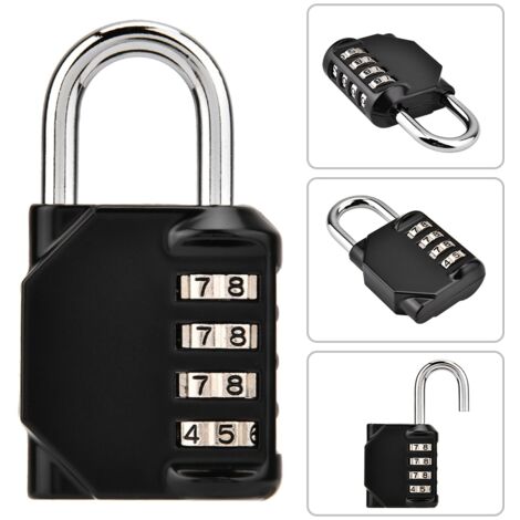Cadenas à code 4 chiffres pour casiers, vestiaires et usage industriel sécurisé (1/5)