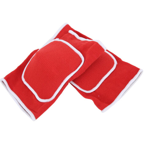 1 Paire de Genouillères Confortables pour Fitness, Pilates et Exercices - Couleur Rouge (1/5)