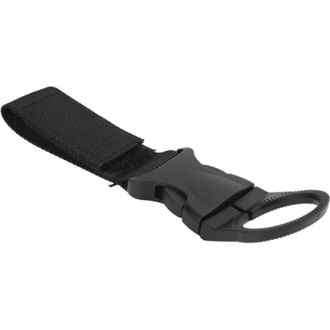 Porte-gourde ajustable avec mousqueton pour sac à dos, ceinture ou équipement de randonnée (1/5)
