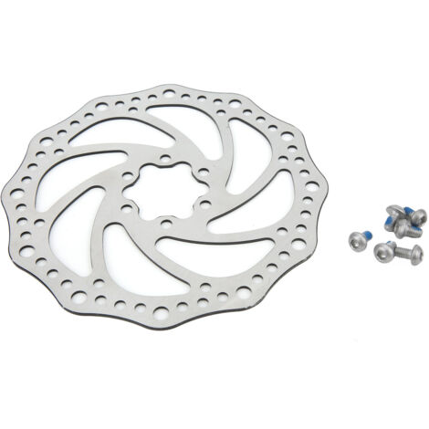 Disque de frein vélo 160mm pour VTT, vélo pliant et gravel, rotor en alliage léger, moyeu fileté (1/5)