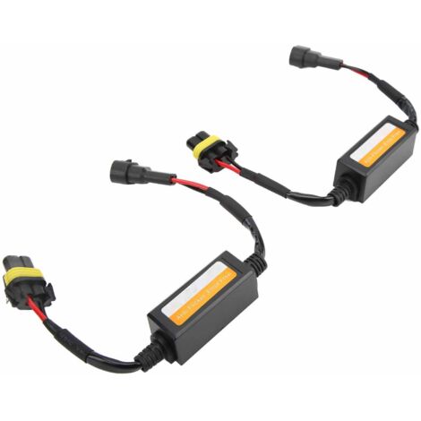 2PCS Décodeur LED Anti-Flicker 9005 9006 90012, Facile à Installer et Compact pour un Montage Sans Erreur (1/5)