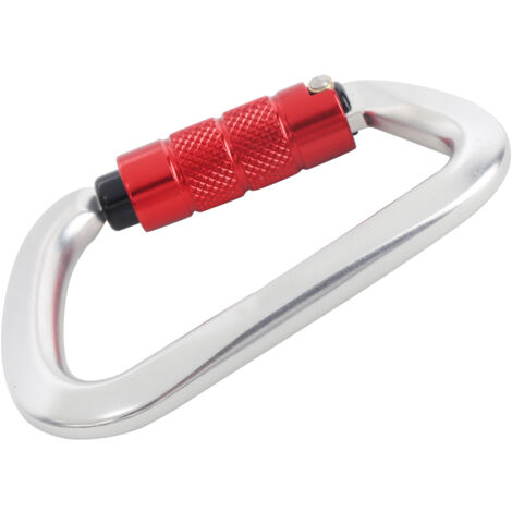 Mousqueton de sécurité en aluminium pour escalade, randonnée et via ferrata (1/5)