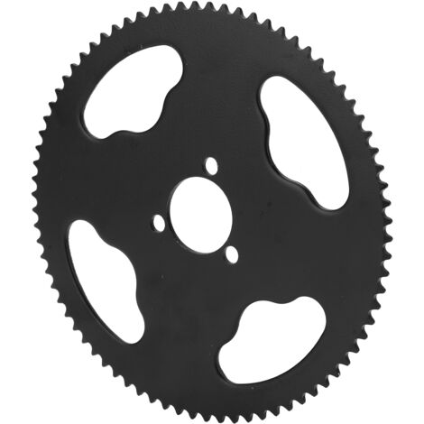 Pignon Noir 25 Dents 78 en Acier Traité pour Moto 47cc, Quad et Karting (1/5)