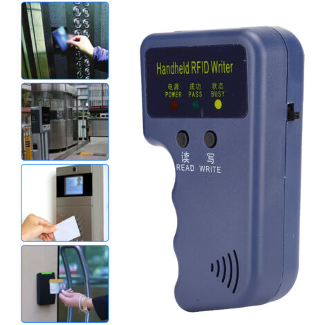 Lecteur/Écrivain de Badges 125KHz Portable 5W avec Clés et Cartes - Duplicateur RFID pour Copie (1/5)
