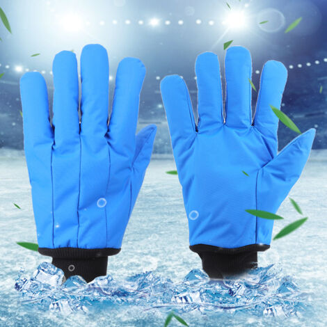 Gants cryogéniques haute résistance pour azote liquide - Protection jusqu'à -360°C (1/5)