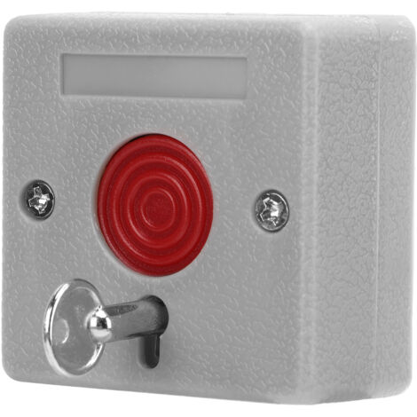 Bouton d'urgence ABS résistant pour banques, maisons de retraite et établissements sécurisés (1/5)