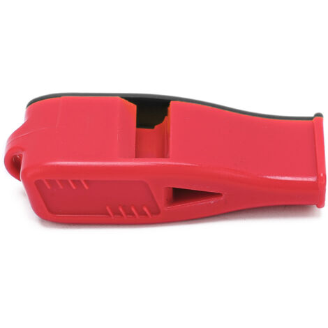 Sifflet d'arbitre professionnel en ABS pour basket, football, volley-ball, design rouge et noir