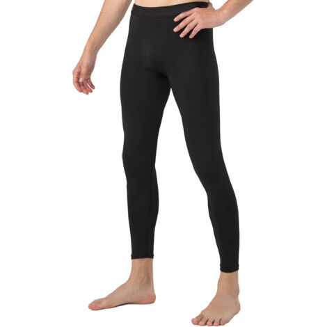 Pantalon de Compression Homme Fitness Noir XL - Léggings Élastiques Séchage Rapide Polyester (1/5)