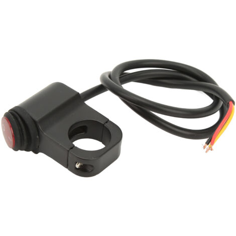 Interrupteur moto étanche 22mm en aluminium pour projecteur antibrouillard 12V (1/5)